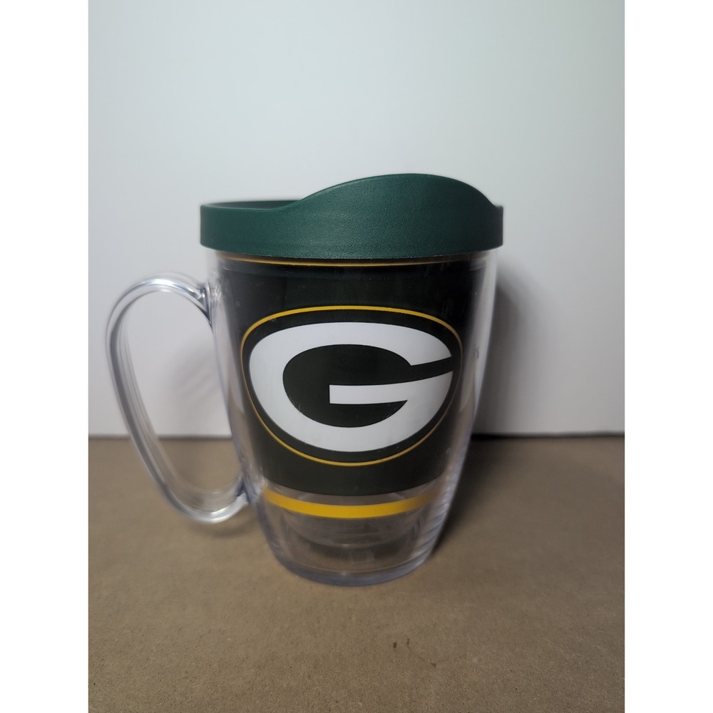 Tervis Green Bay Packers Double Walled Insulated 16oz Mug With Handle and Lid
